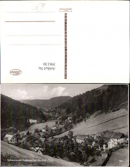 396130,Schwarzwald Stutzhaus b. Ohrdruf in Thüringen