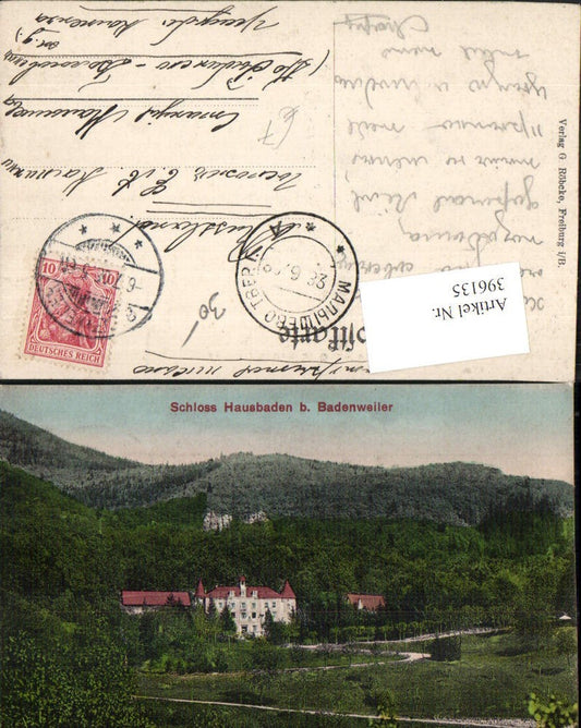 396135,Schloss Hausbaden b. Badenweiler