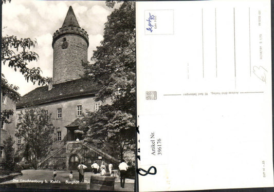 396176,Leuchtenburg Burg b. Kahla castle courtyard tower