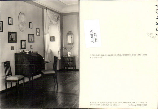396177, Großkochberg Castle near Uhlstädt-Kirchhasel, Red Salon