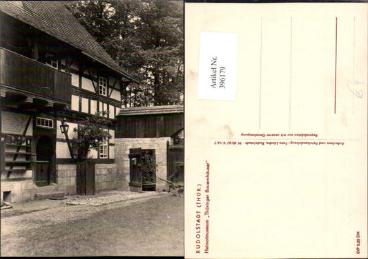 396179, Rudolstadt Local History Museum Thuringian Farmhouses