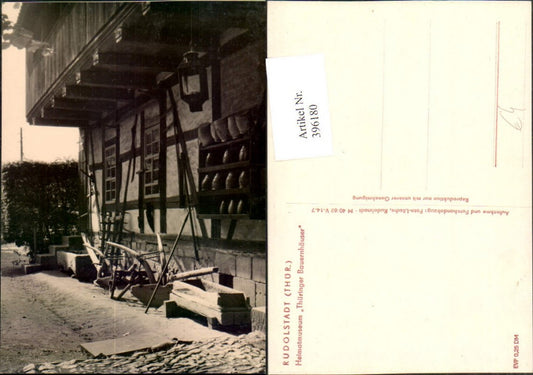 396180, Rudolstadt Local History Museum Thuringian Farmhouses