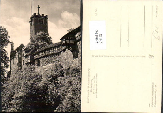 396192, Eisenach Wartburg Castle of Nesselgrund