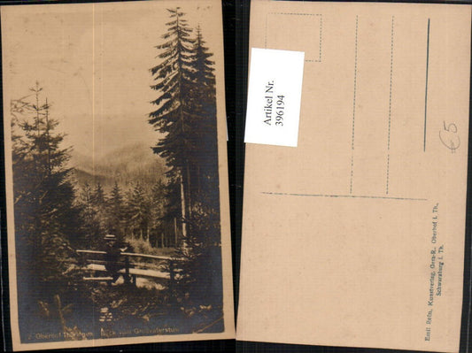 396194,Oberhof in Thüringen Blick vom Großvaterstuhl