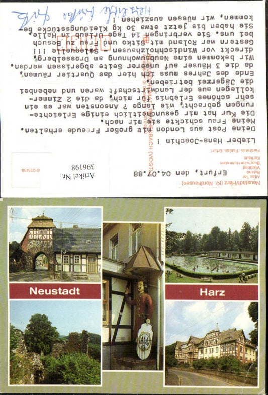 396198, Neustadt im Harz Old Gate Roland Open-air swimming pool Ruins Kurhaus Multi-view map