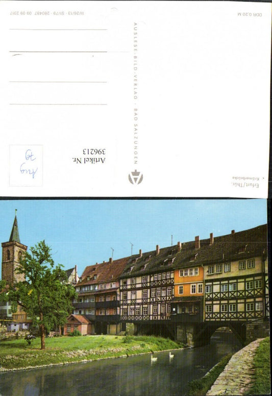 396213,Erfurt Krämerbrücke Brücke Turm