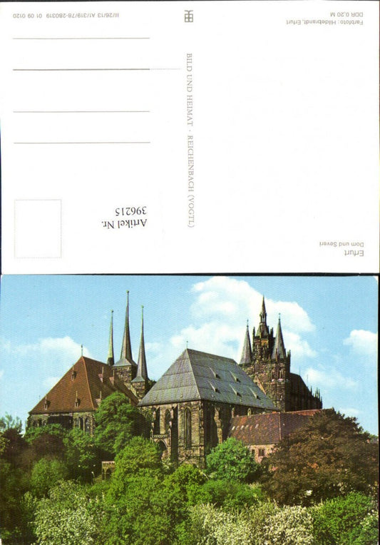 396215,Erfurt Dom u. Severi Kirche pub VEB
