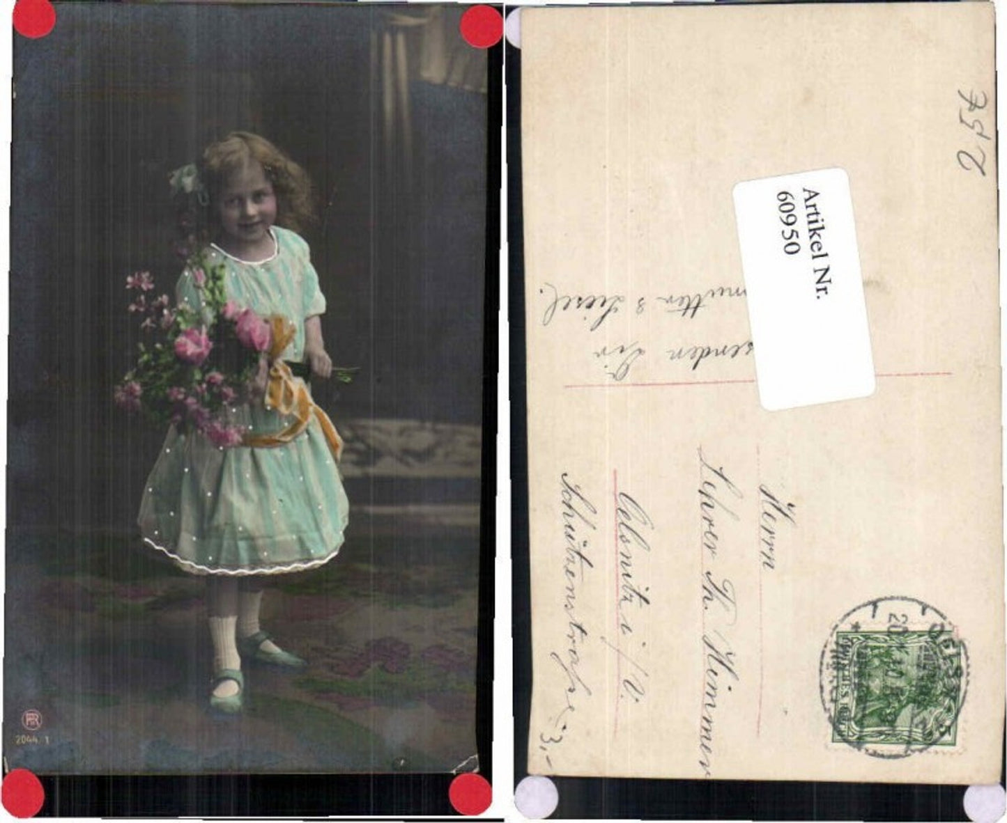 60950,RPH Süsses Mädchen Kleid Blumen Geburtstag