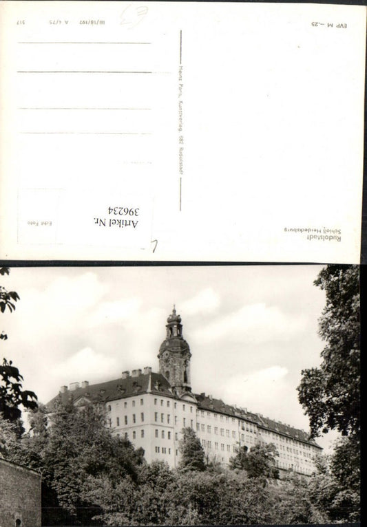 396234,Rudolstadt Heidecksburg Castle