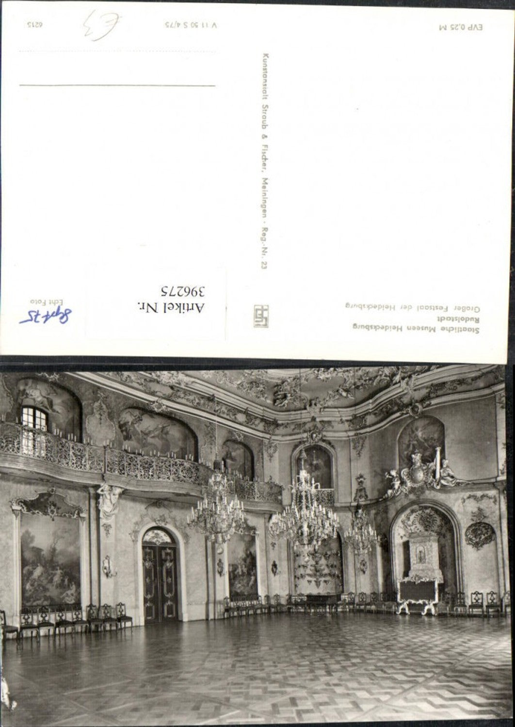 396275, Rudolstadt Heidecksburg Castle Museum, Great Ballroom