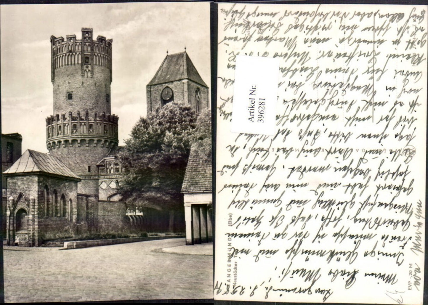 396281,Tangermünde an d. Elbe Neustädter Tor Turm