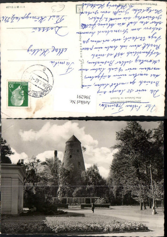396291,Schönebeck-Salzelmen Alter Soleturm Turm im Kurpark