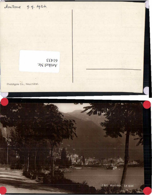 61433,Montreux Quai 1924