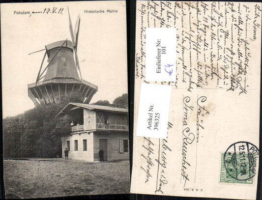 396325,Potsdam Historische Mühle Windmühle