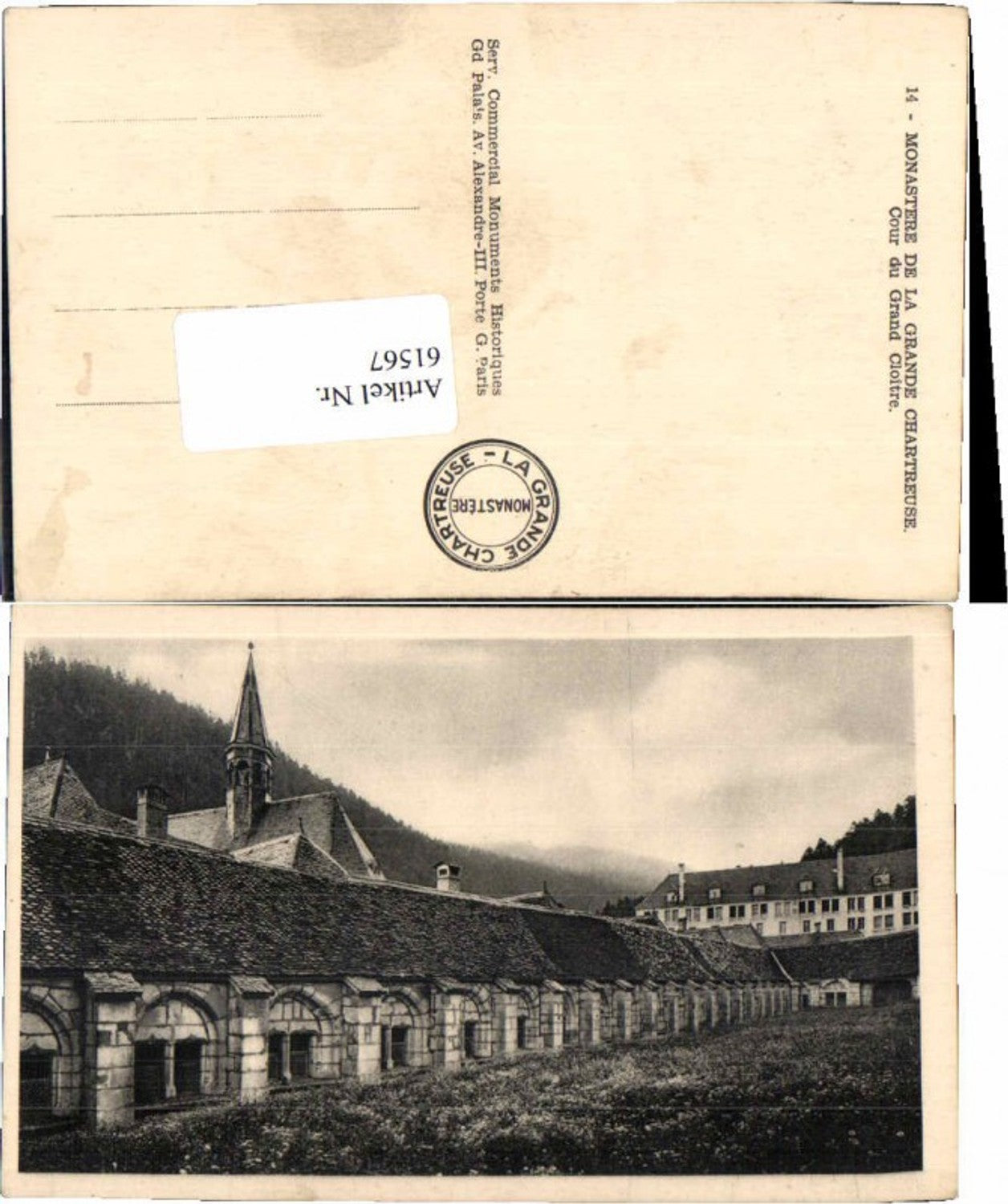 61567,La Grande Chartreuse Monastere