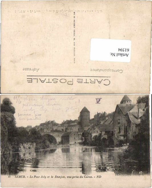 61594,Semur Le Pont Donjon Caron