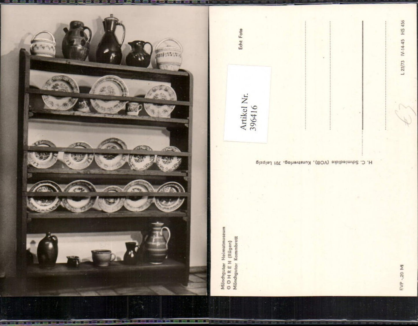 396416,Göhren auf Rügen Mönchguter Heimatmuseum Kambrett Teller