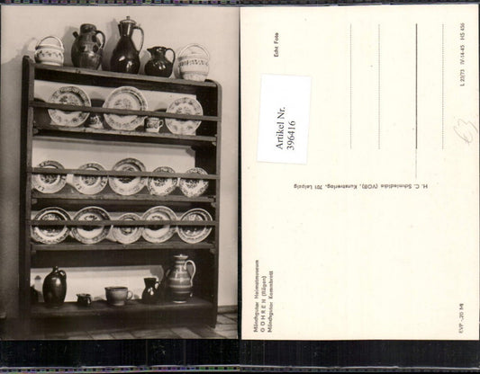 396416,Göhren auf Rügen Mönchguter Heimatmuseum Kambrett Teller