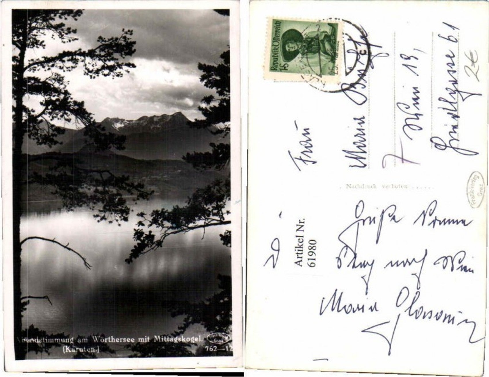 Alte Ansichtskarte – Old Postcard