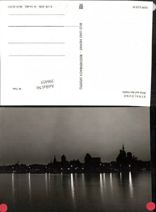 396455,Stralsund Teilansicht m. Hafen pub VEB