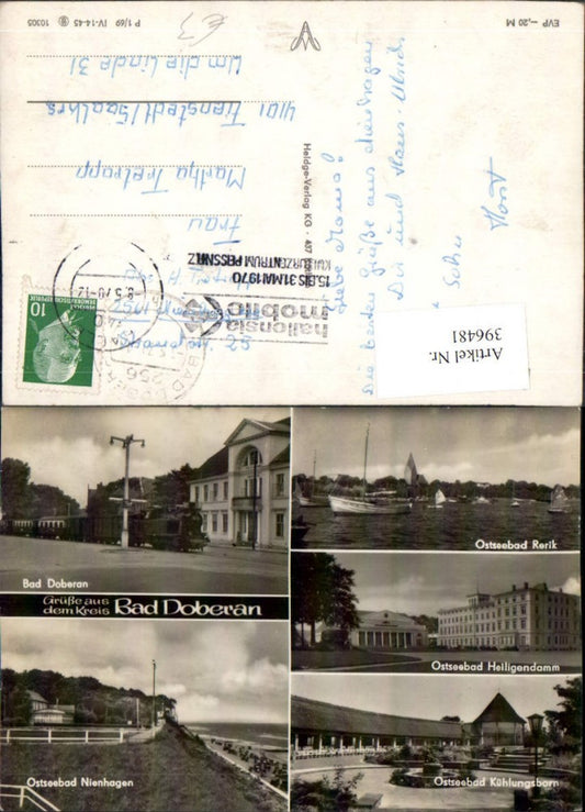 396481,Bad Doberan Eisenbahn Rerik Heiligendamm Kühlungsborn Nienhagen Mehrbildkarte