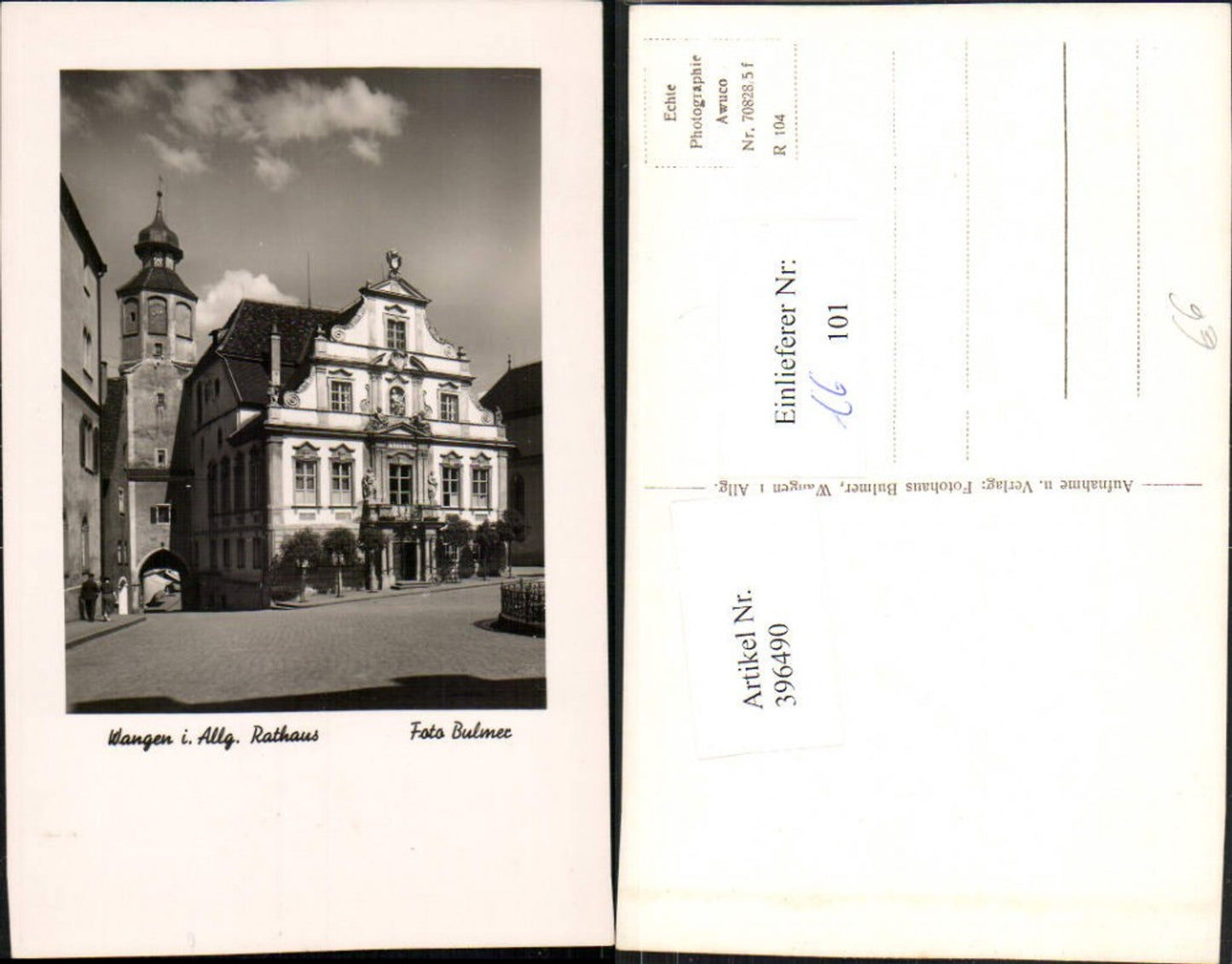 396490, Wangen im Allgäu Town Hall Gate Tower