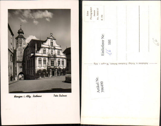 396490, Wangen im Allgäu Town Hall Gate Tower