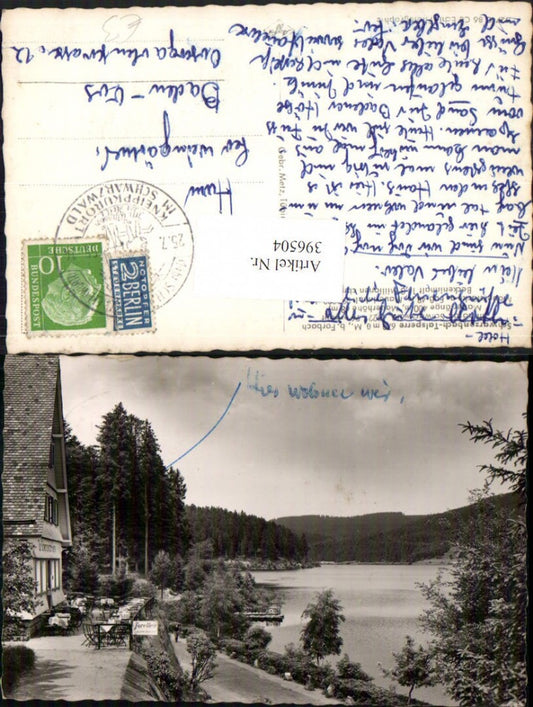 396504,Schwarzenbach-Talsperre b. Forbach Gasthof Terrasse