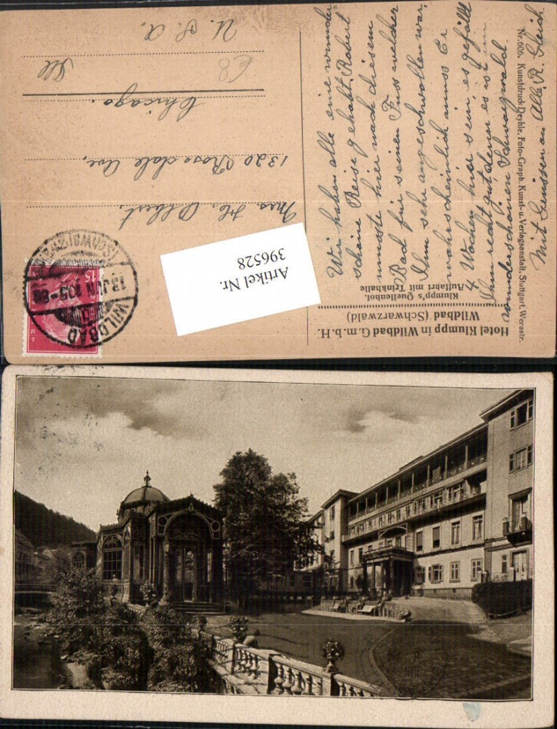 396528,Bad Wildbad im Schwarzwald Hotel Klumpp Quellenhof Trinkhalle