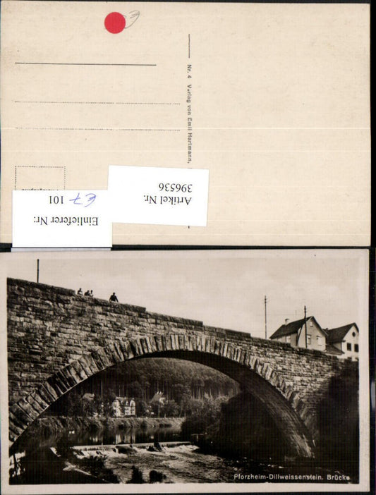 396536, Pforzheim Dillweissenstein Bridge Weir