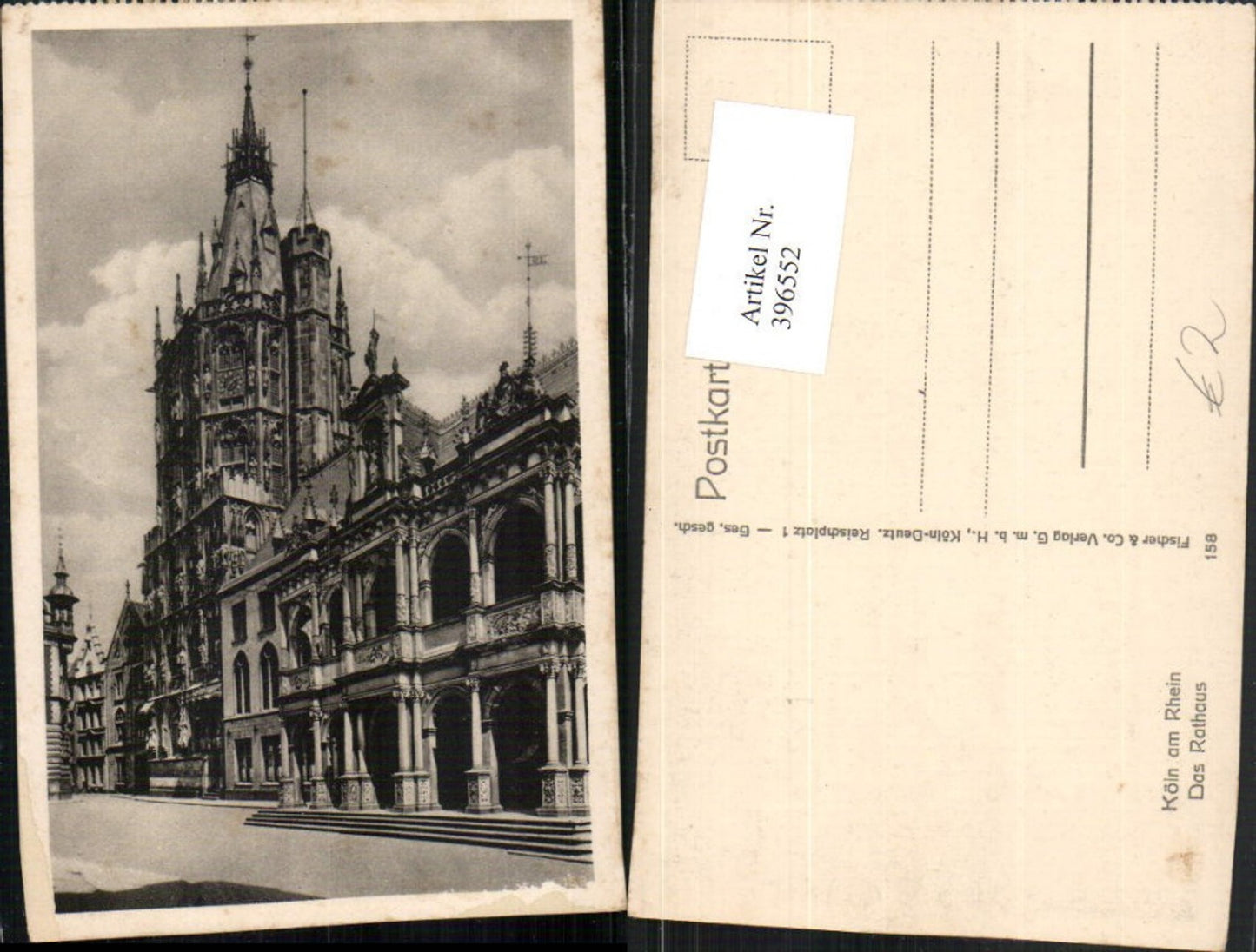 396552,Köln am Rhein Rathaus