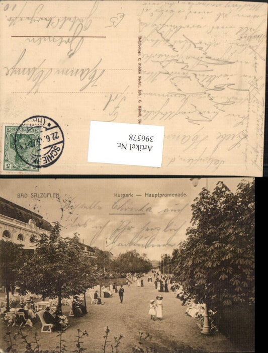 396578,Bad Salzuflen Kurpark Hauptpromenade