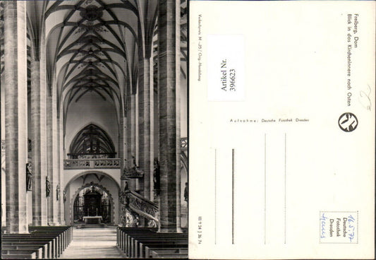 396623,Freiberg Dom Kirche Innenansicht Kanzel