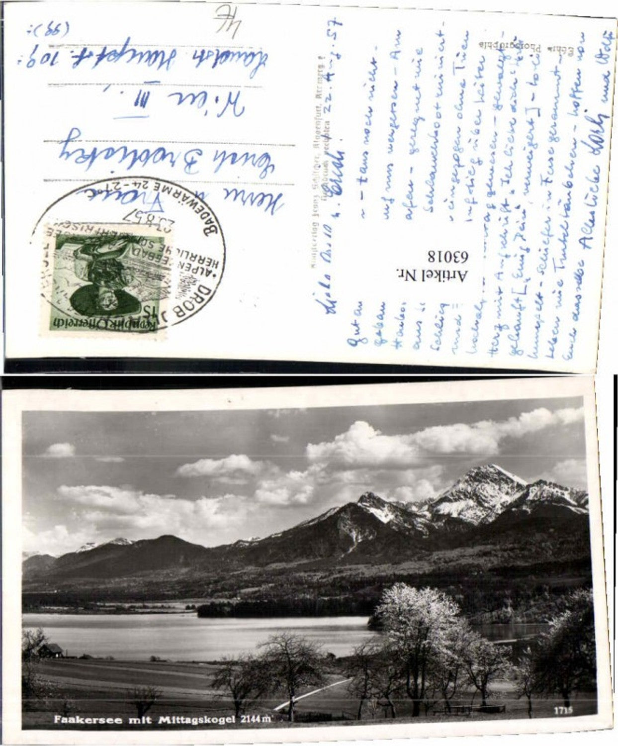 63018,Faakersee Faak bei Villach Drobollach