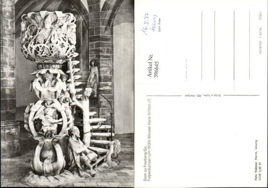 396645,Freiberg Dom Kirche Tulpenkanzel Kanzel