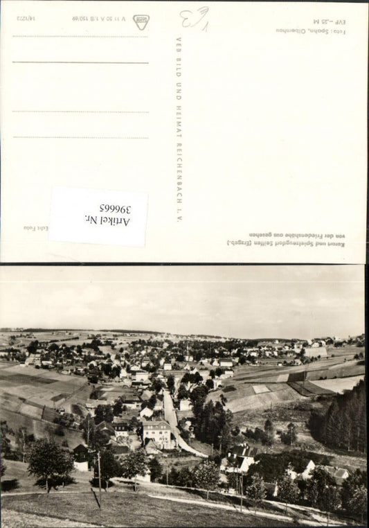 396665,Seiffen im Erzgebirge Totale von d. Friedenshöhe pub VEB