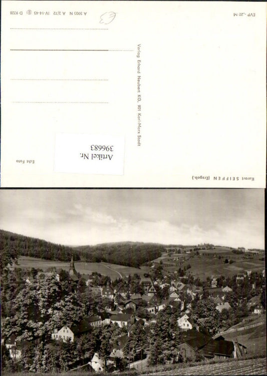 396683,Seiffen im Erzgebirge Totale pub VEB