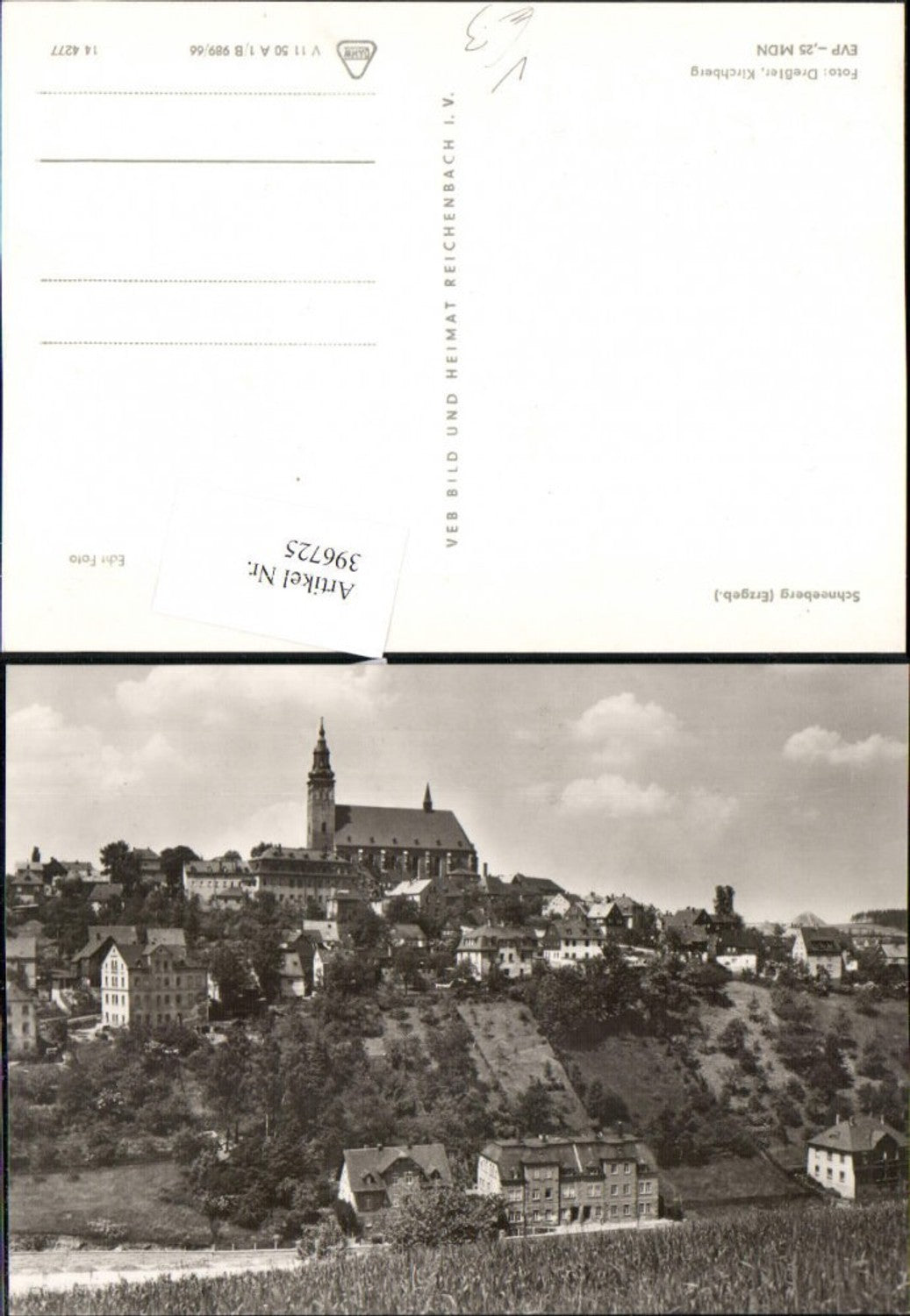 396725,Schneeberg im Erzgebirge Totale pub VEB