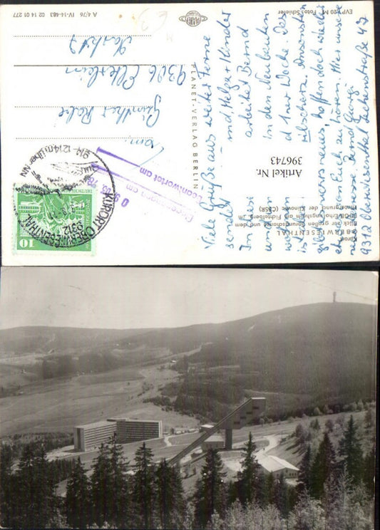 396743,Oberwiesenthal Sprungschanze u. Erholungsheim