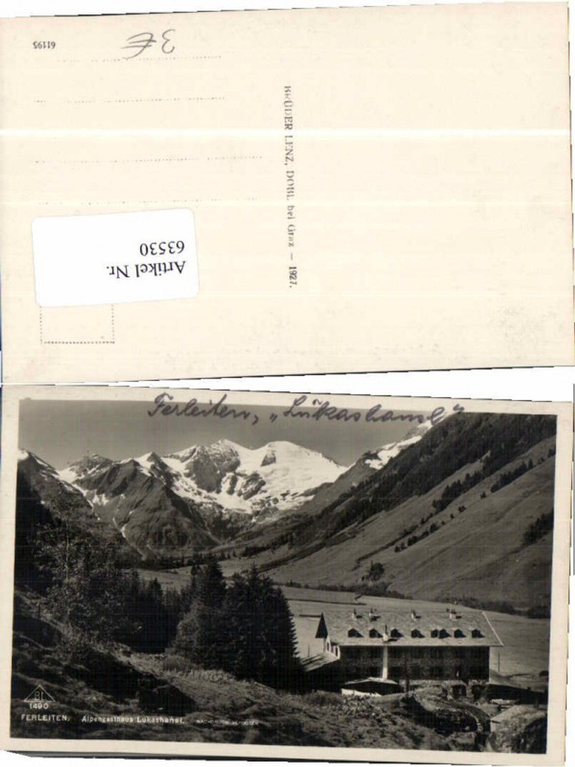 63530,Ferleiten Gasthaus Lukashansl