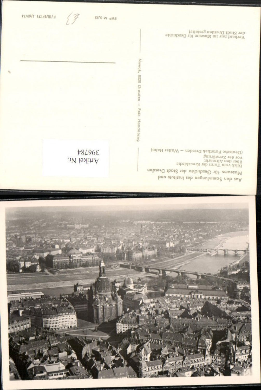 396784,Dresden Blick v. Turm der Kreuzkirche über den Altmarkt Teilansicht