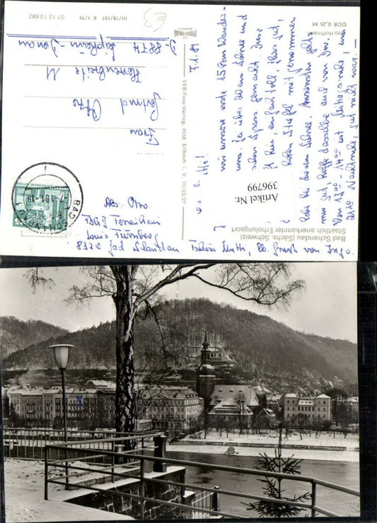 396799,Bad Schandau Teilansicht Winterbild