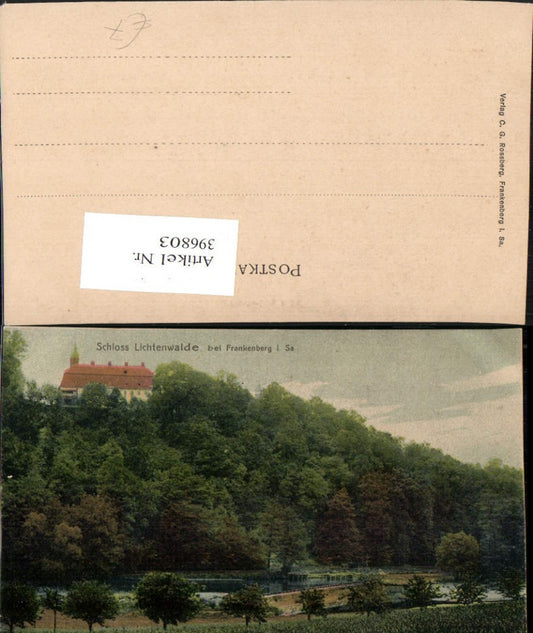 396803,Schloss Lichtenwalde b. Frankenberg in Sachsen