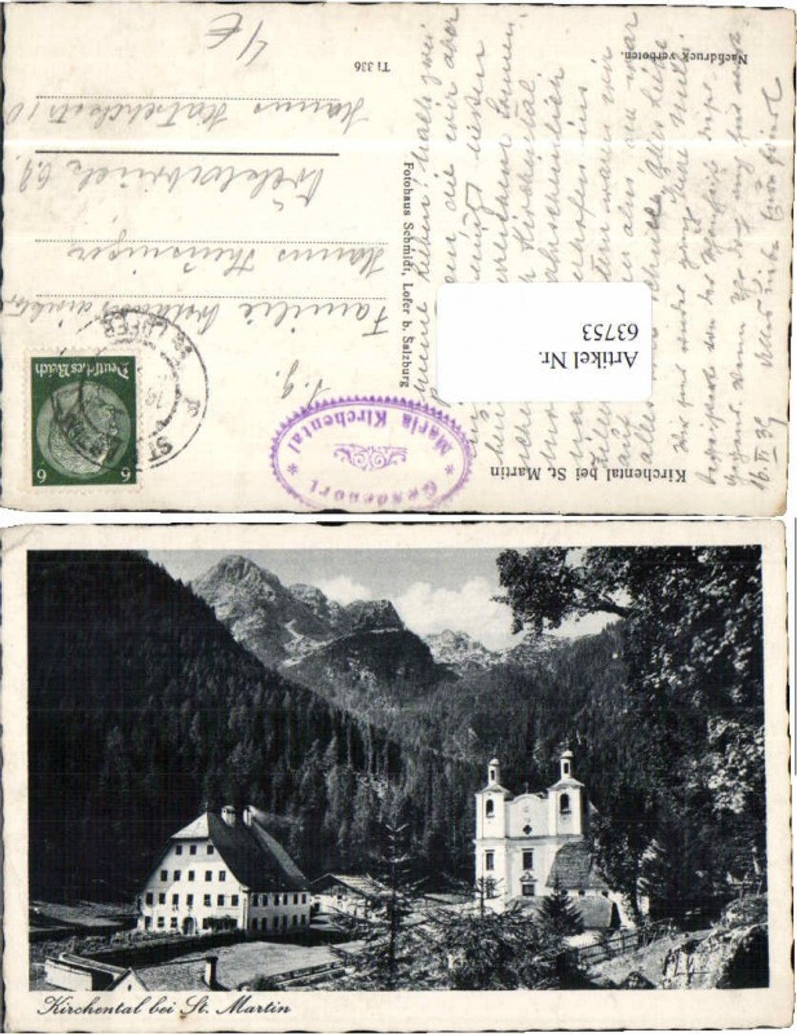 63753,Kirchental bei Lofer Unken St Martin