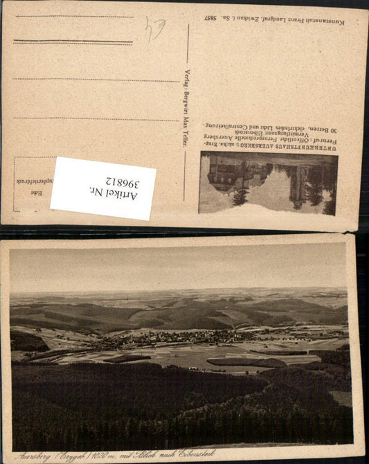 396812,Auersberg im Erzgebirge m. Blick nach Eibenstock Totale