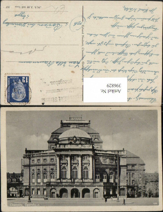 396829,Chemnitz Opernhaus Oper Gebäude