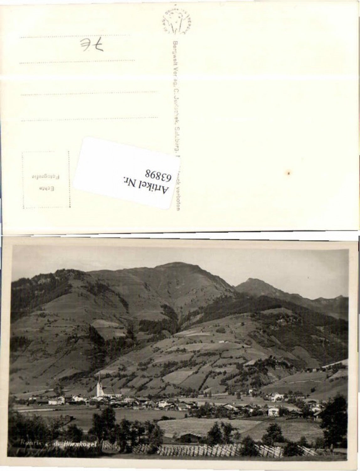 63898,Rauris gegen Bärenkogel Pinzgau