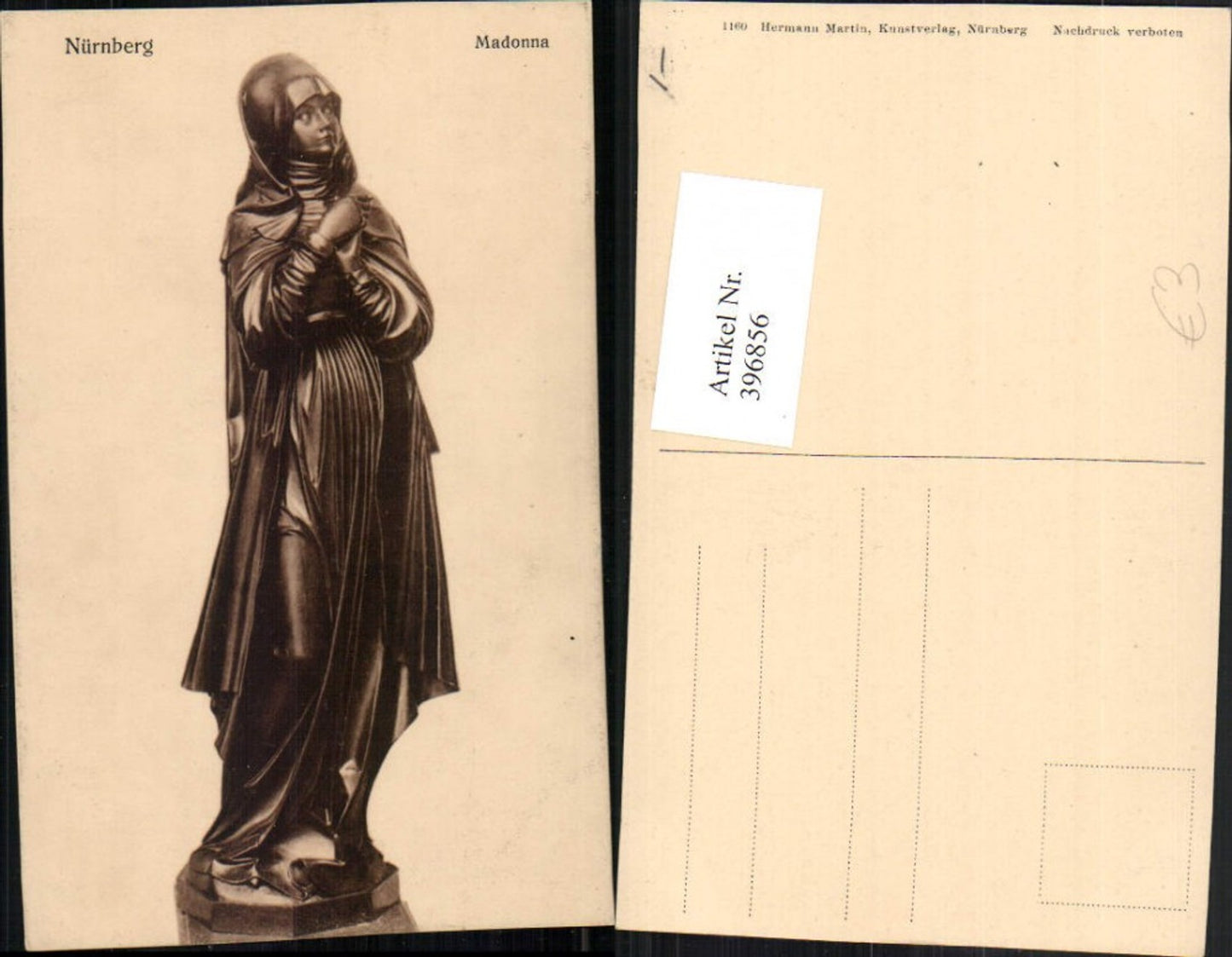 396856,Nürnberg Madonna Statue