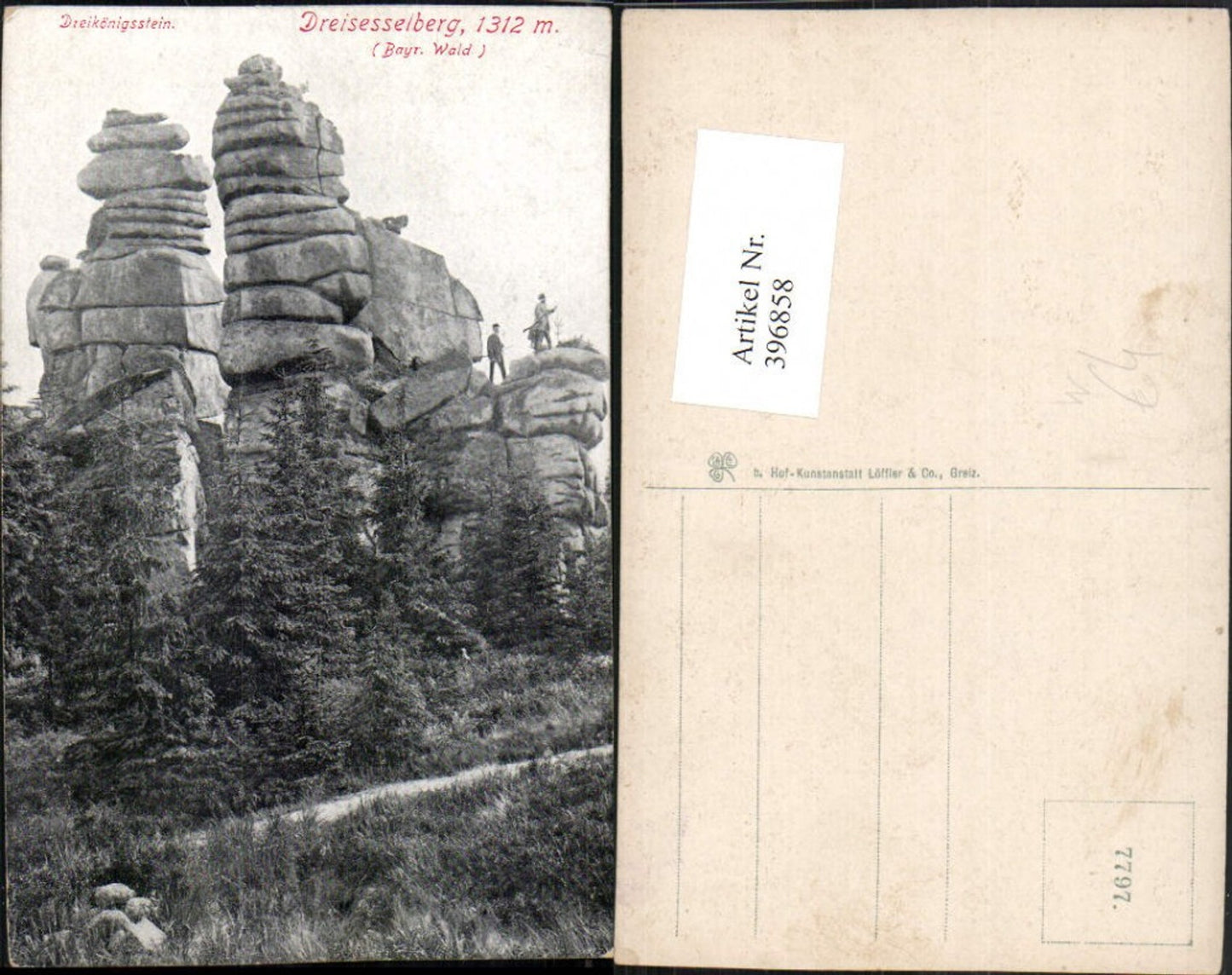 396858,Dreisesselberg b. Neureichenau Dreikönigsstein Felsen