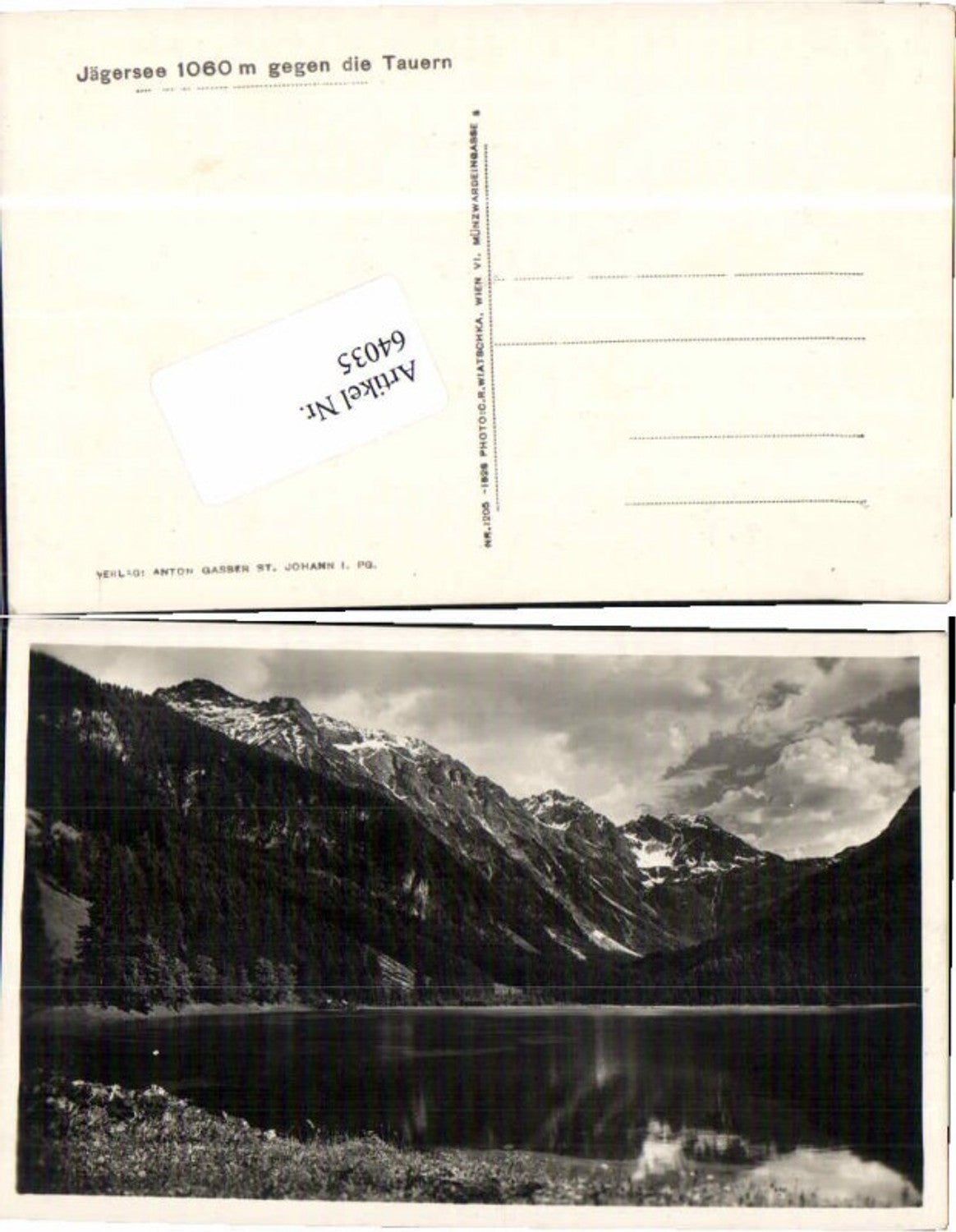 Alte Ansichtskarte – Old Postcard